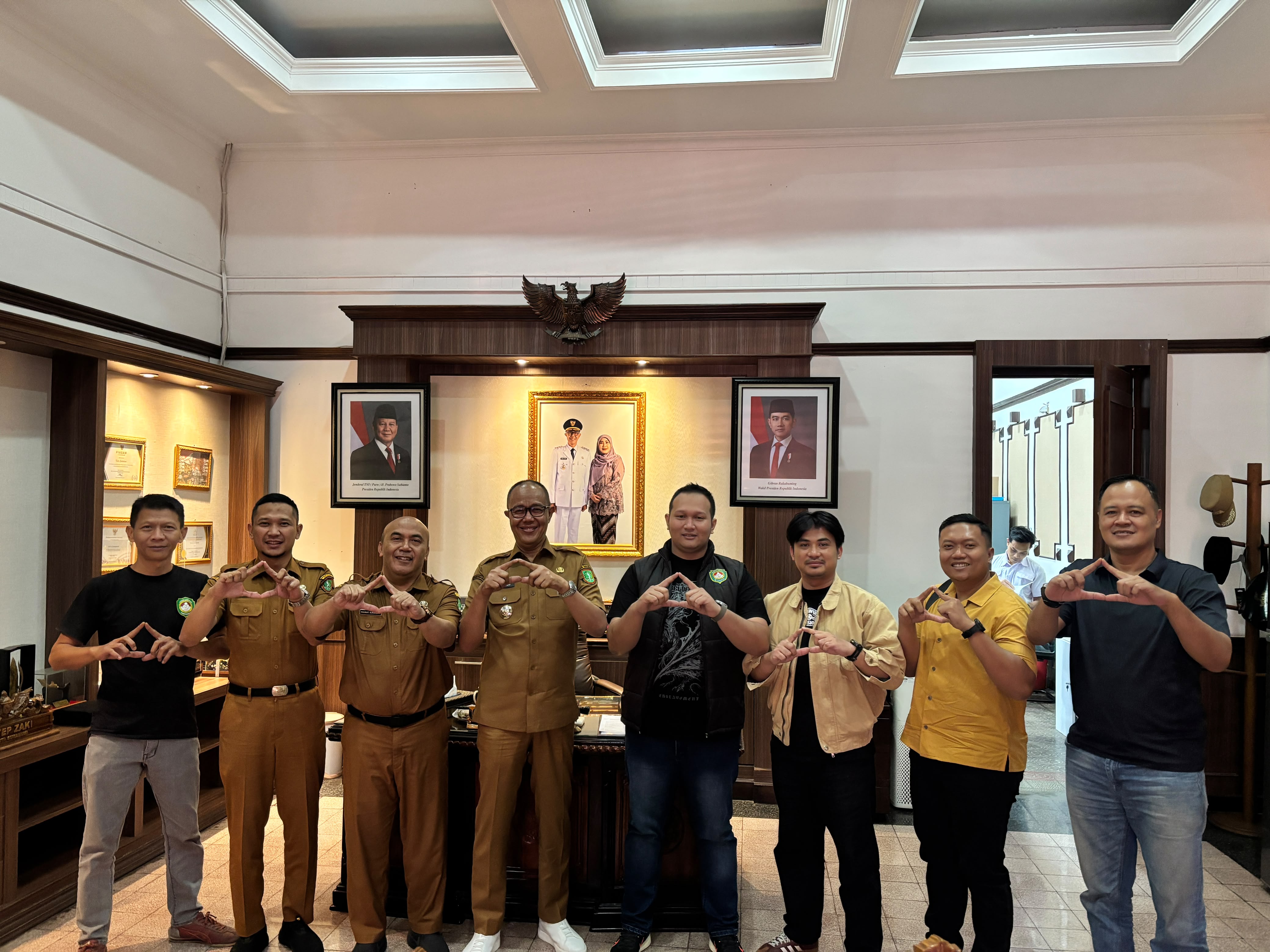 Audiensi PERTINA Kota Sukabumi Bersama Wali Kota dan Disporapar, Bahas Penguatan Pembinaan Atlet Tinju